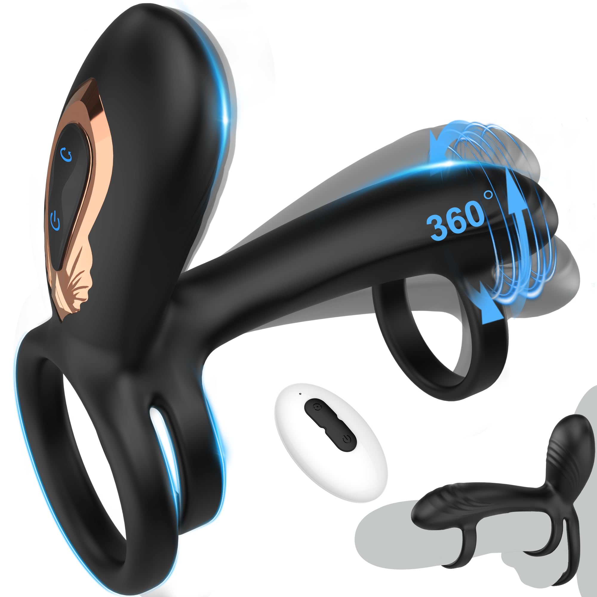 Elite 360° Drehbarer Intimitätsring - 10-Modi Zielgerichtete Stimulation