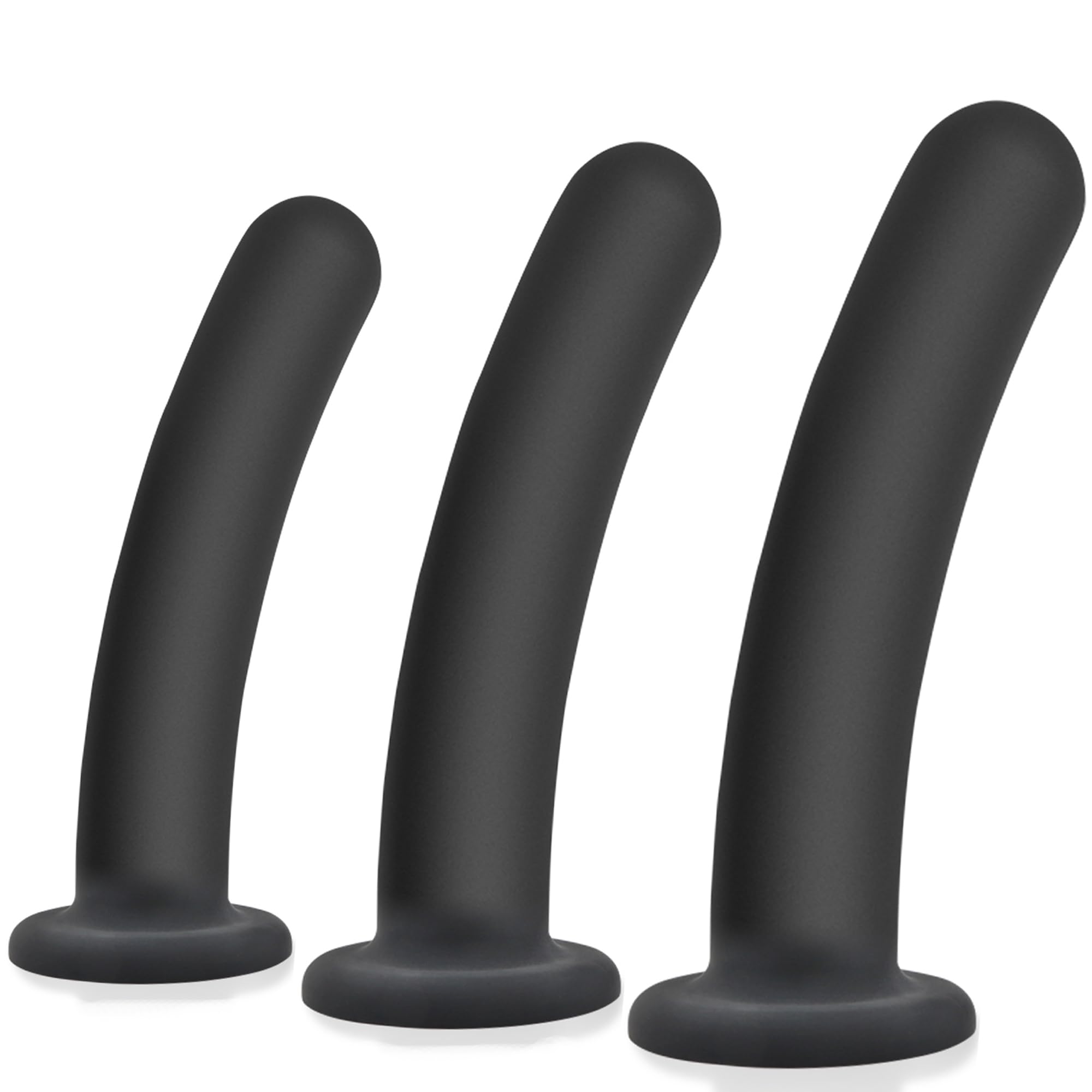 Premium Silikon Wellness Plug Set - Saugbasis für Zielgerichtetes Intimes Spiel