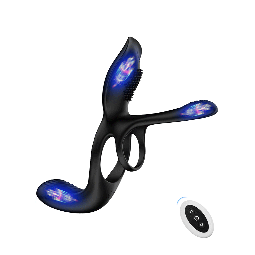 Dreifachmotoriger Performance-Ring - Fortschrittliche Vibrations-Technologie für Paare